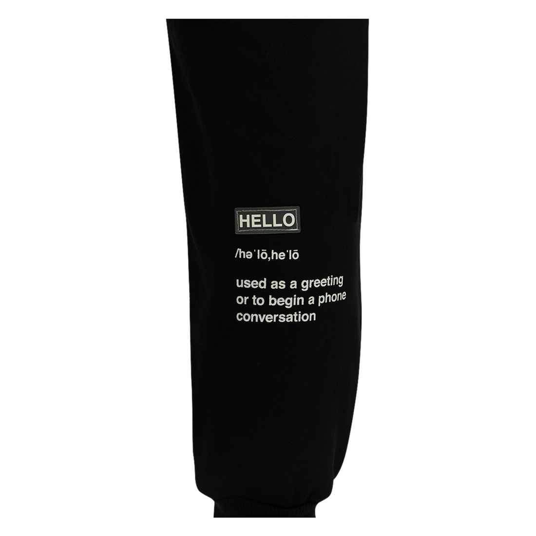 Hello Cropped Half-Zip Set