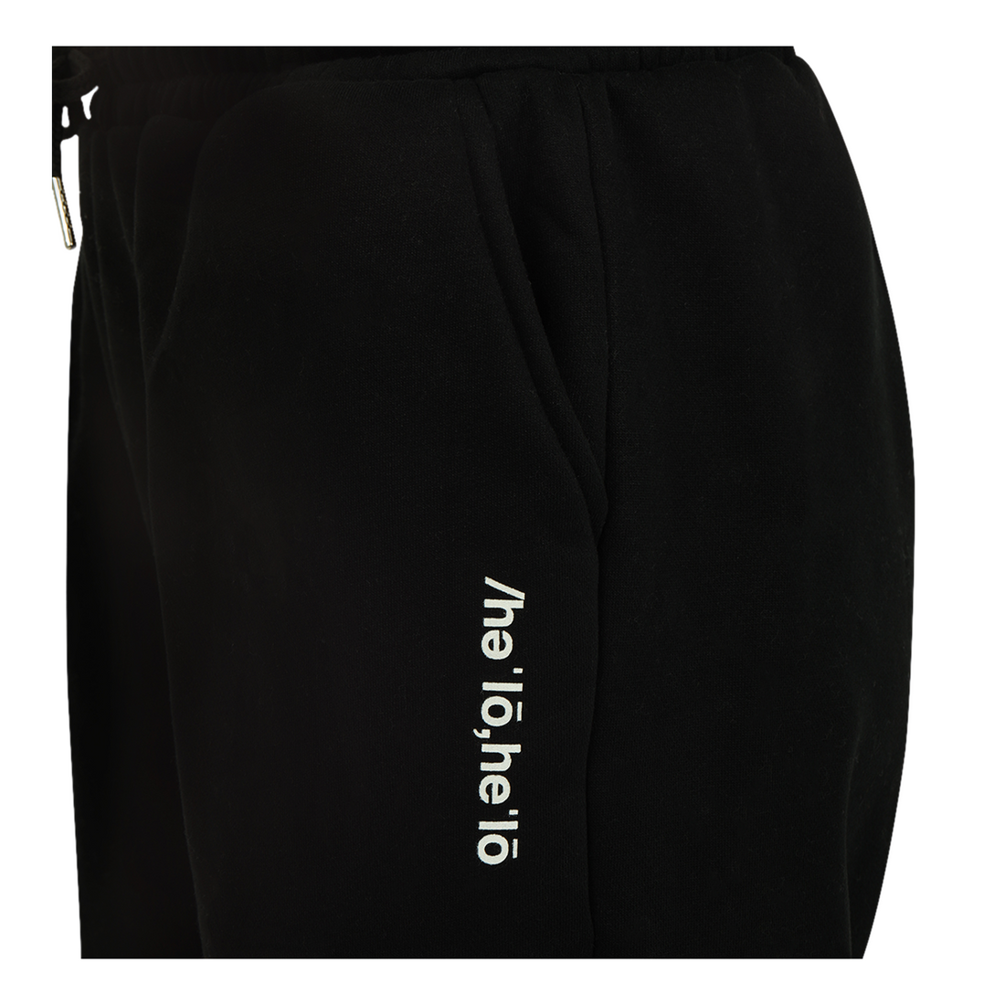 Hello Cropped Half-Zip Set