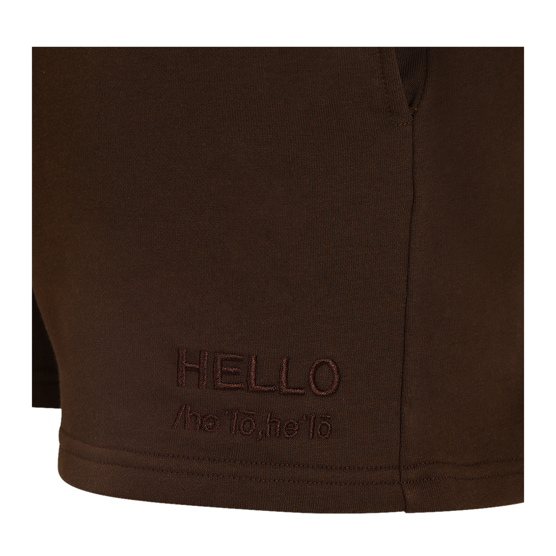 Hello Short Set - Brown