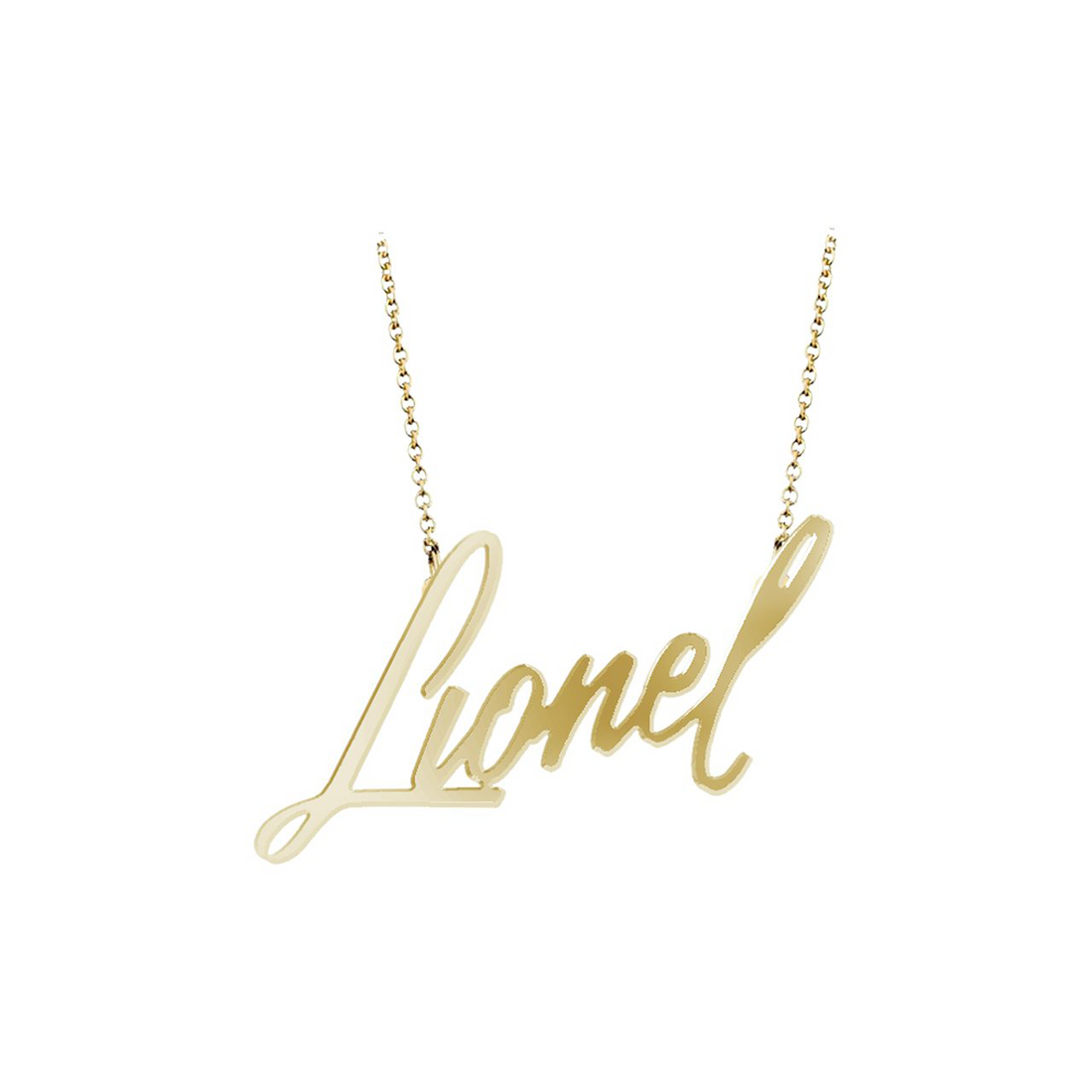 Lionel Script Necklace