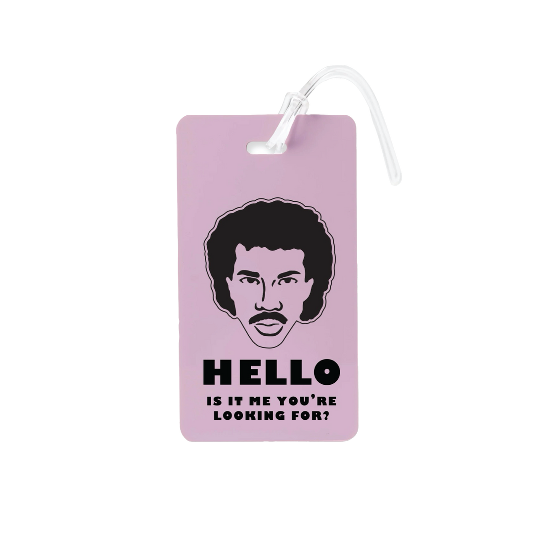 Hello Is It Me You're Looking For Luggage Tag - Purple