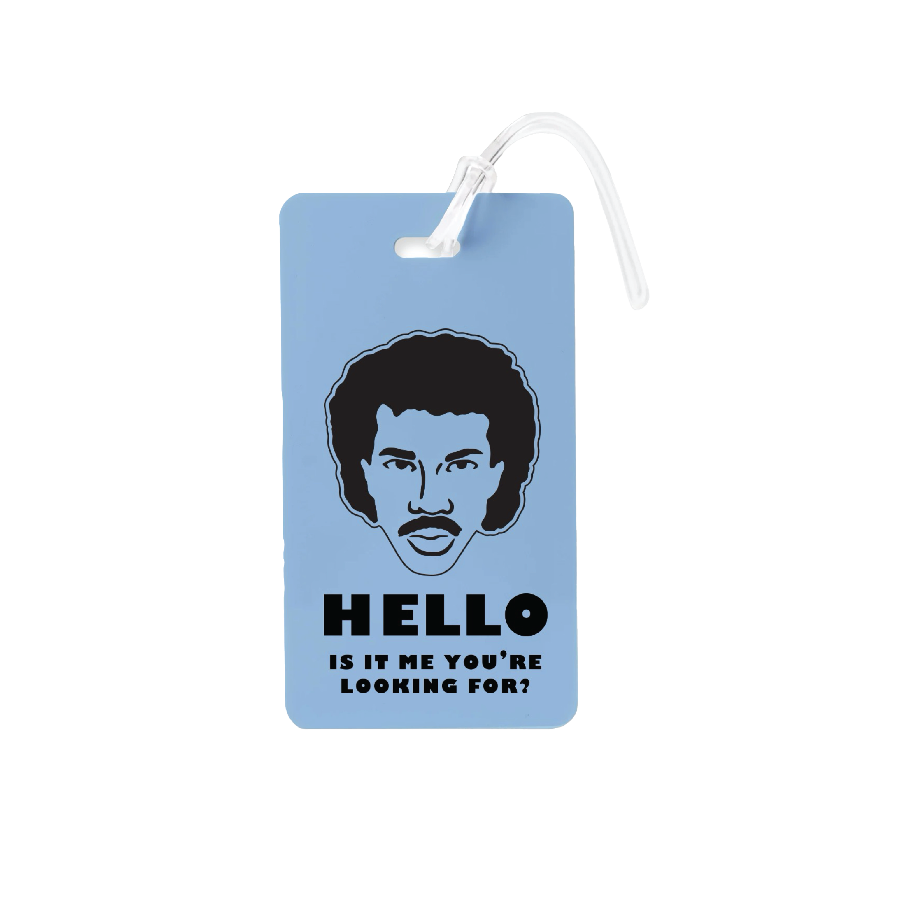 Hello Is It Me You're Looking For Luggage Tag - Blue