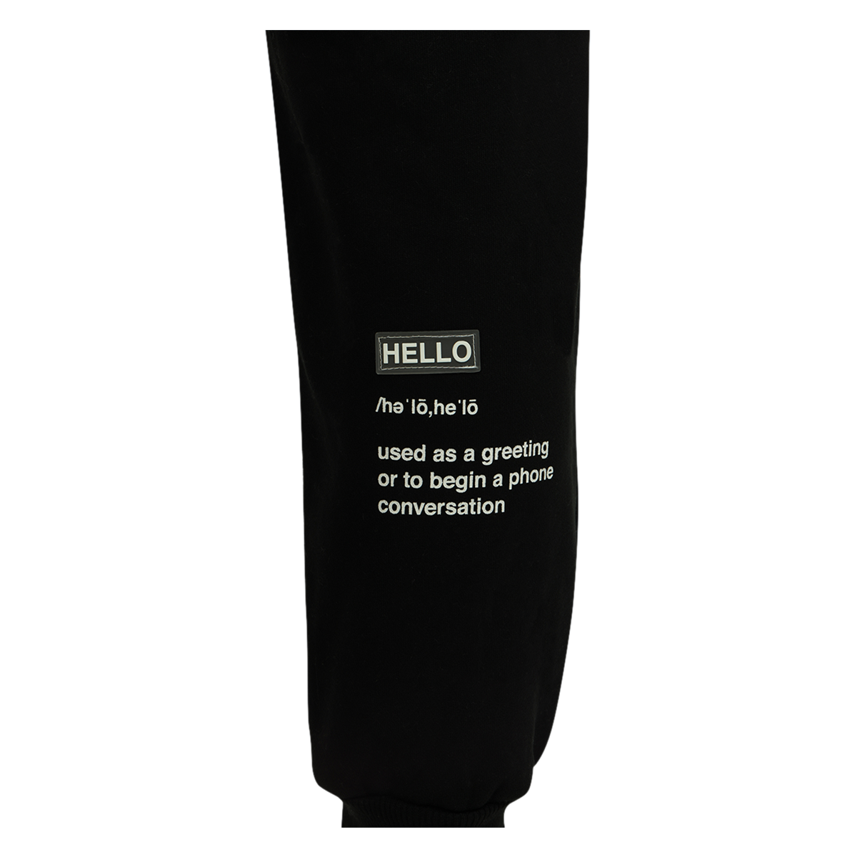 Hello Cropped Half-Zip Set