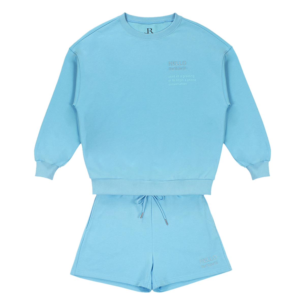 Hello Short Set - Blue