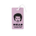 Hello Is It Me You're Looking For Luggage Tag - Purple