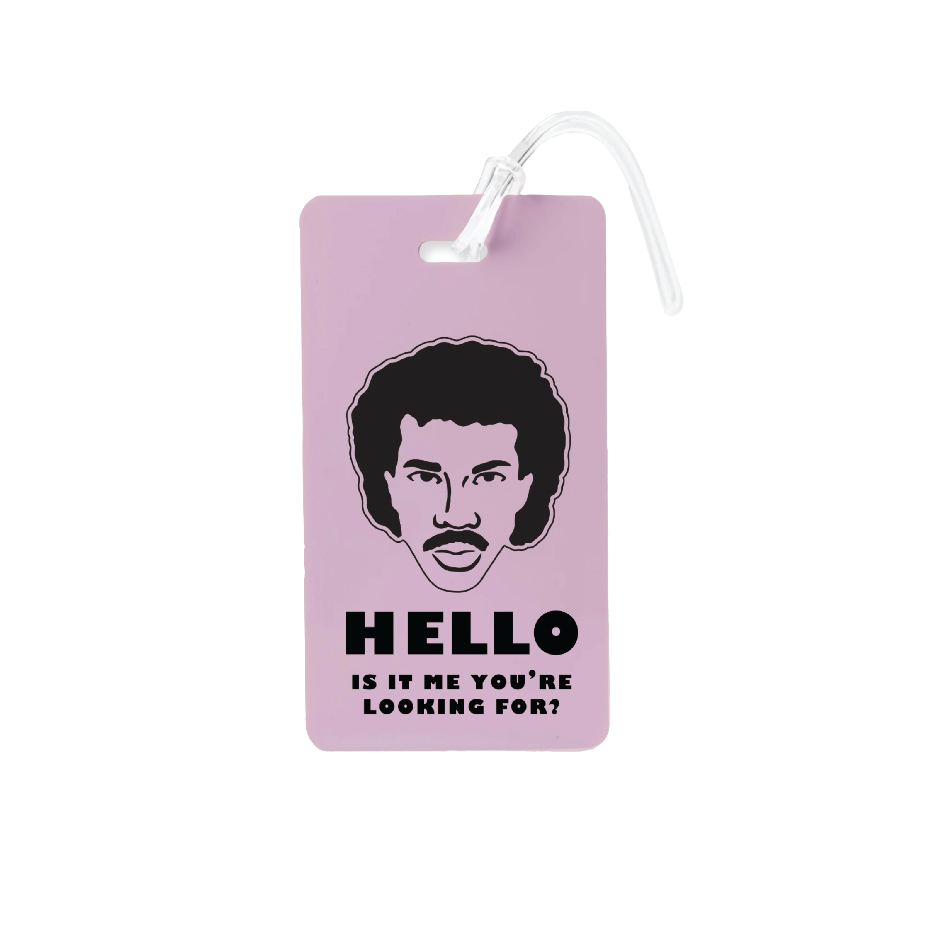 Hello Is It Me You're Looking For Luggage Tag - Purple