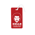 Hello Is It Me You're Looking For Luggage Tag - Red