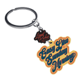 Keychain with 'Easy Like Sunday Morning' text and Lionel Richie tag 
